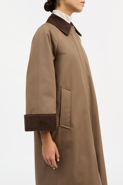 Gaby Coat (Taupe Brown)