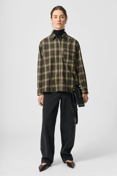 Elotta Skjorte (Green Multi Check)