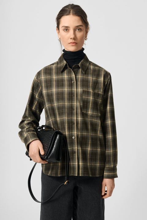Elotta Skjorte (Green Multi Check)