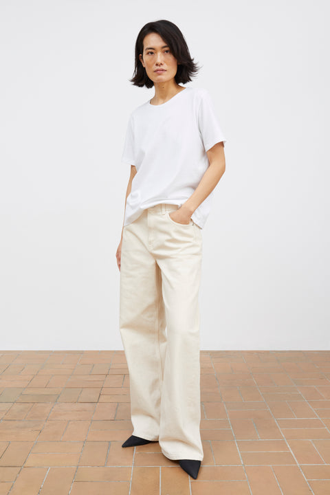 Willow Wide Jeans (Ecru)