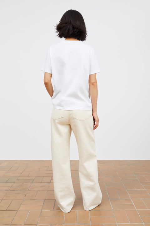 Willow Wide Jeans (Ecru)