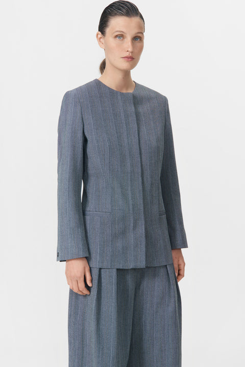 Arya Blazer (Charcoal Weave)