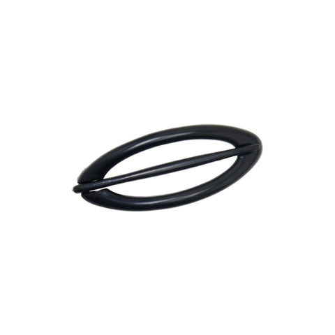 Pico - Oval Skydespænde (Solid Black)