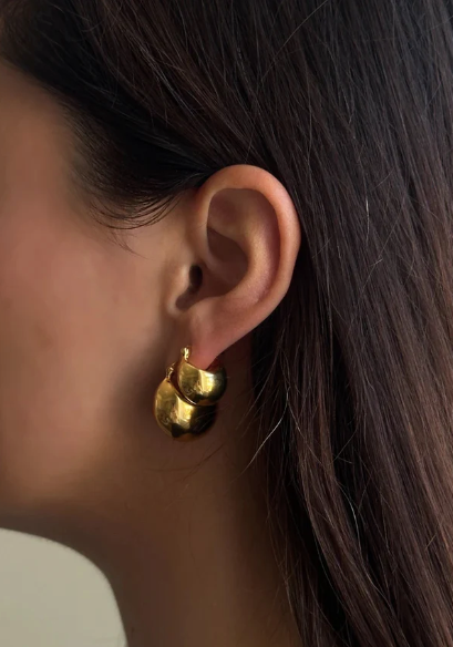 Poppy Petite Hoops (Sølv)