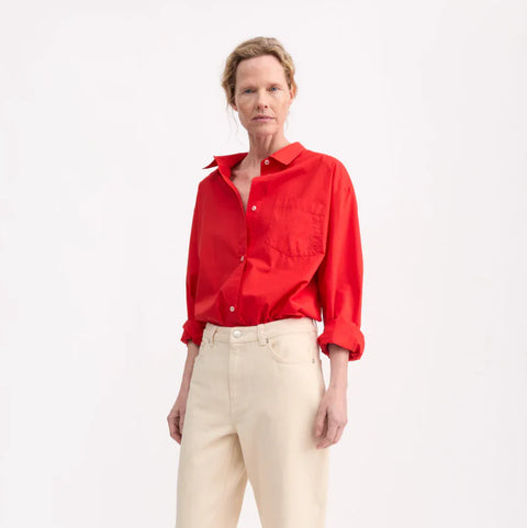 Edgar Skjorte (Bright Red)