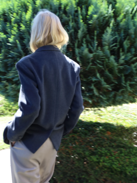 Women's Oversized Blazer (Heather Grey)