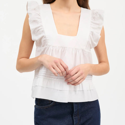 Alice Top (Optic White)
