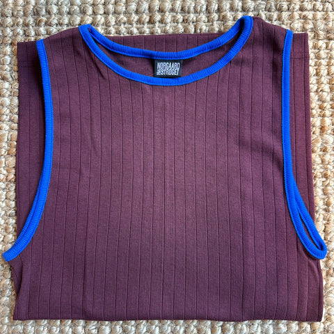 NPS Tank Top Kontrast (Aubergine/Klein)