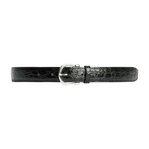 Casual Bælte (Croco Black)