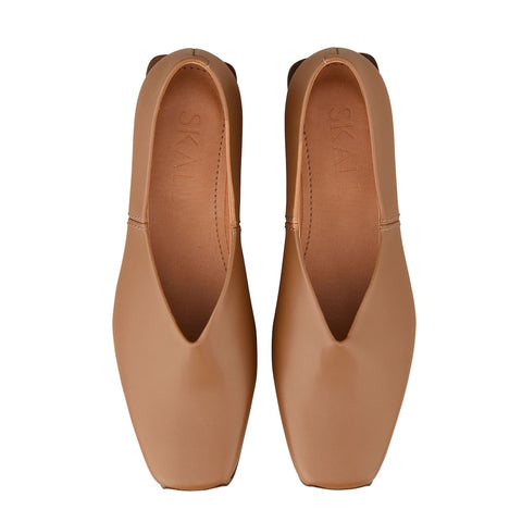 Square Loafer (Cognac)