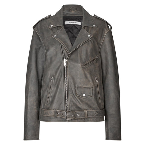 Ready Leather Biker Jakke (Greyn Antique)