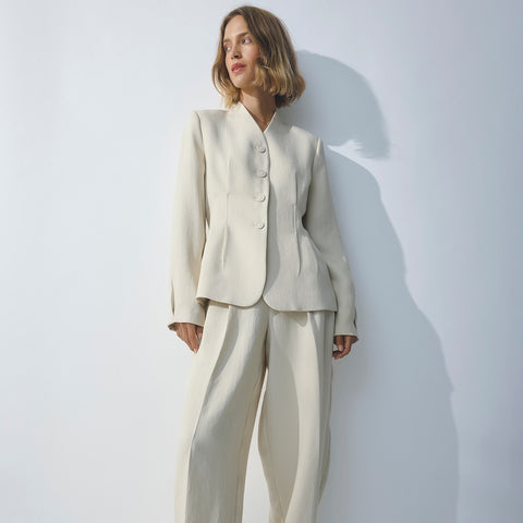 Esteriane Blazer (Oatmeal Melange)