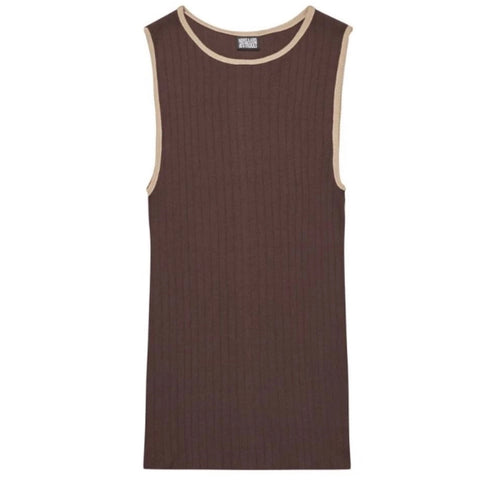 NPS Tank Top Kontrast (Brown/Camel)