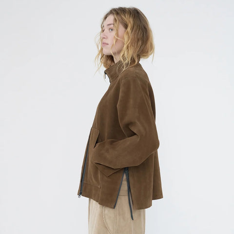 Suede Jakke (Brown)