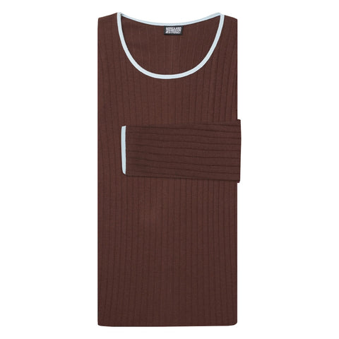 101 Kontrast Brown/Light Blue (Ekstra Længde)