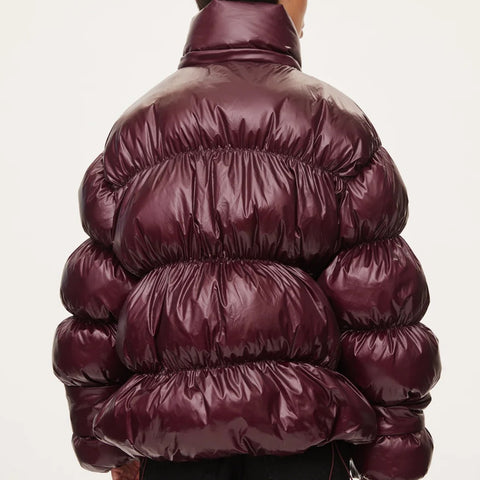 Active Hood Jakke (Dark Burgundy)