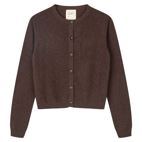 Women´s O Cardigan (Black Truffle)