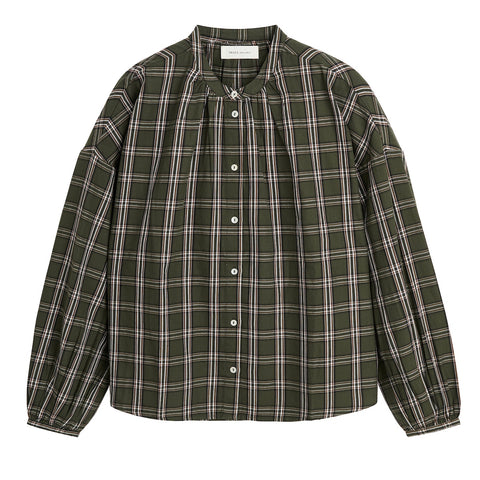 Cilla Skjorte (Green/White Check)