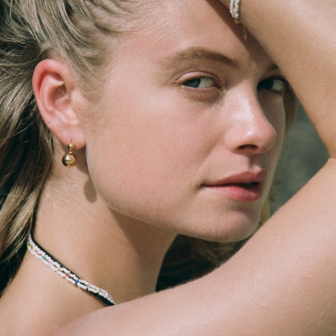 Drop of Gold Ørering (Guld)