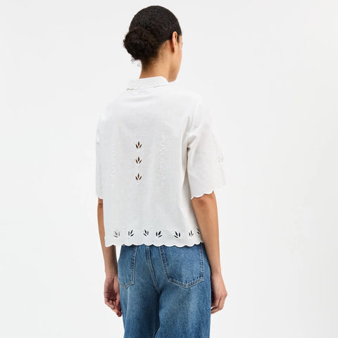 Fleurie Skjorte (Optic White)