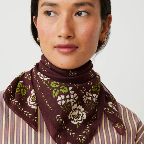 Fichu Scarf N°652 (Garnet)