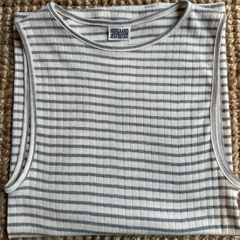 NPS Tank Top Nps Stripe (Ecru/Light Grey)