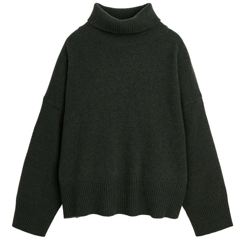 Silene T-Neck (Dark Green)