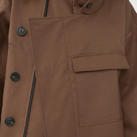 Water Resistant Trench Coat (Dusty Brown)
