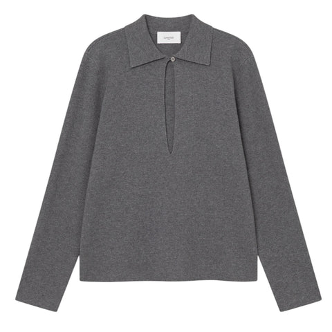 Salma Bluse (Grey Melange)