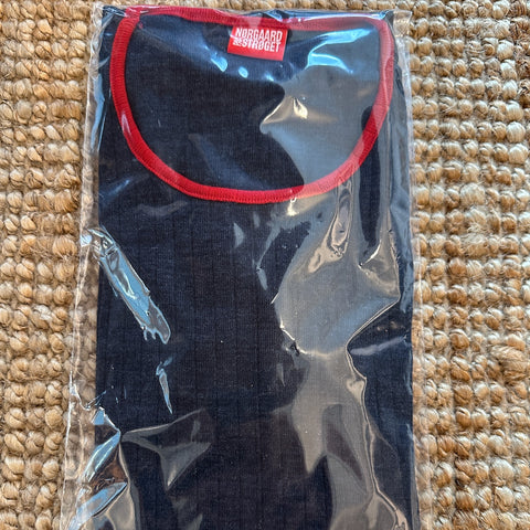 101 Wool Kontrast Marine/Red (Alm Længde)