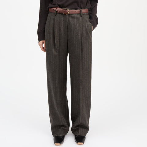 Harry Bukser (Brown/Black Pinstripe)