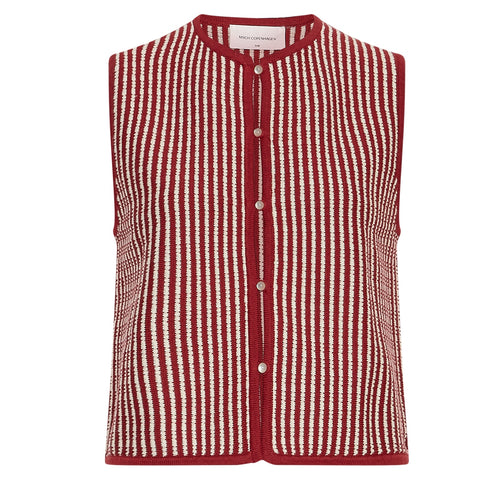 Priscilla Vest (Rhubarb/Sand)