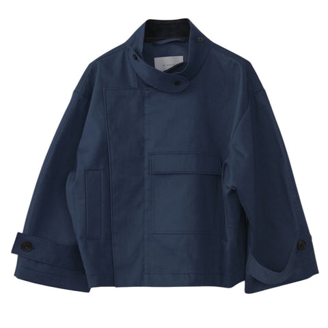 Water Resistant Trench Jacket (Navy)
