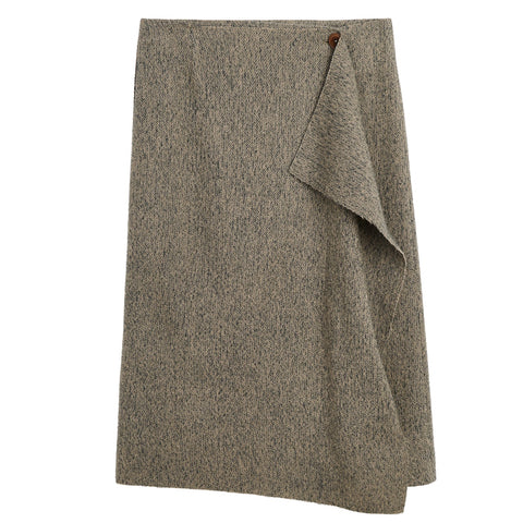 Margaret Nederdel (Brown/Grey Herringbone)
