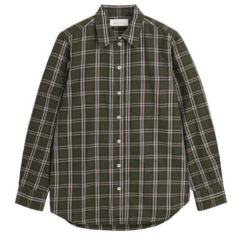 Nico Skjorte (Green/White Check)