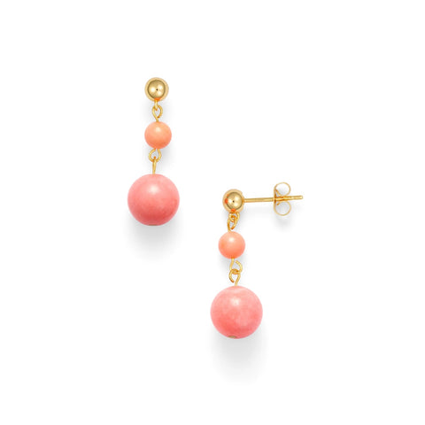 Flamingo Drops Ørering (Guld)