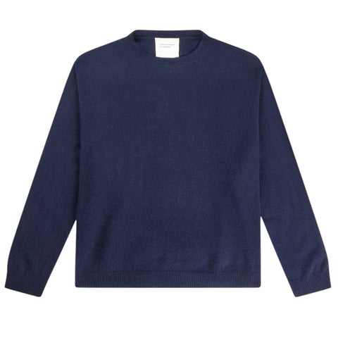 Women's Oversized Roundneck (Navy Blue)