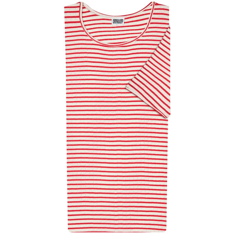 101 Short Sleeve NPS Stripe (Ecru/Red)