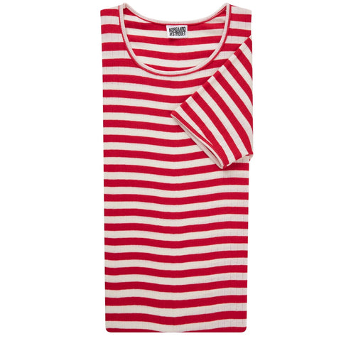 101 Short Sleeve Broadway (Red/Ecru)