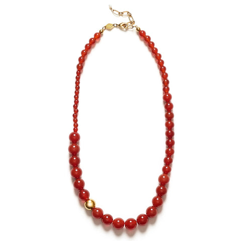 Float Halskæde (Red Jade)