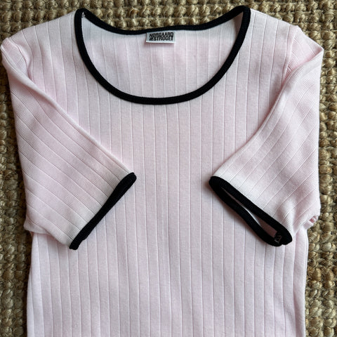 101 Short Sleeve Kontrast (Rose/Black)