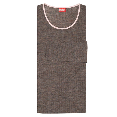 101 Wool Kontrast Brown/Rose (Ekstra Længde)
