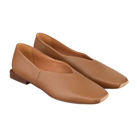 Square Loafer (Cognac)