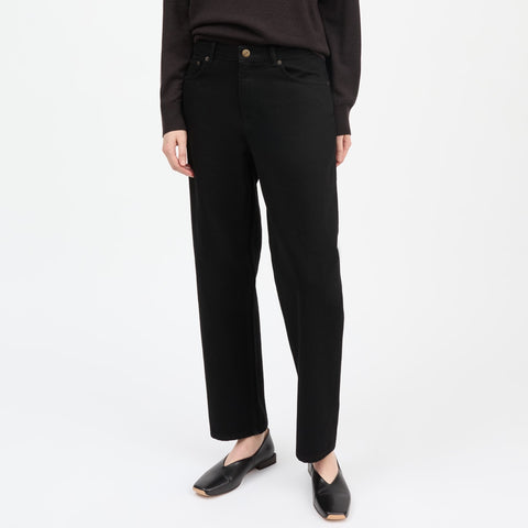 Allison Cropped Jeans (Black)