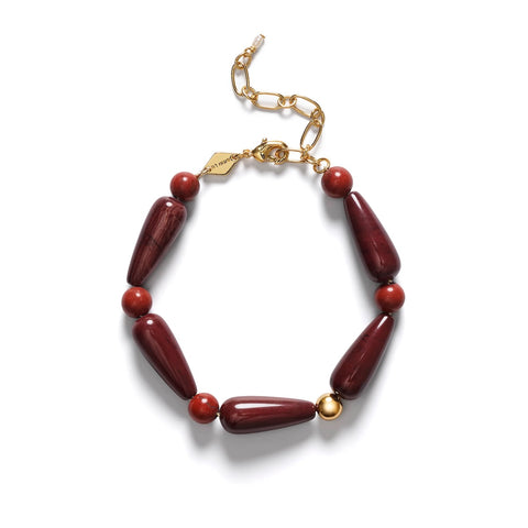 Hot Drops Armbånd (Red Jasper)