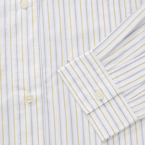 Edgar Skjorte (Yellow/Blue Stripe)