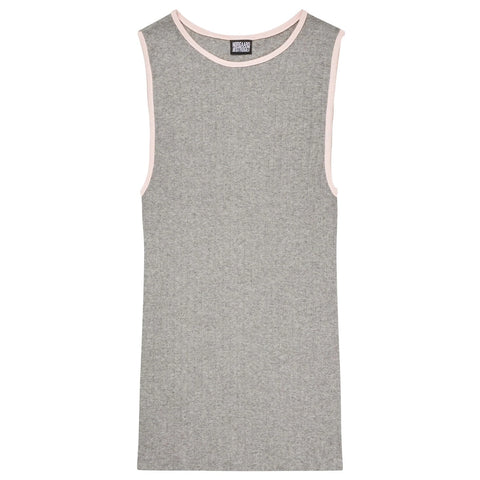 NPS Tank Top Kontrast (Grey Melange/Strawberry)