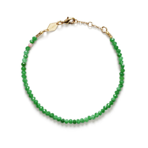 Tan Line Armbånd (Green Jade)