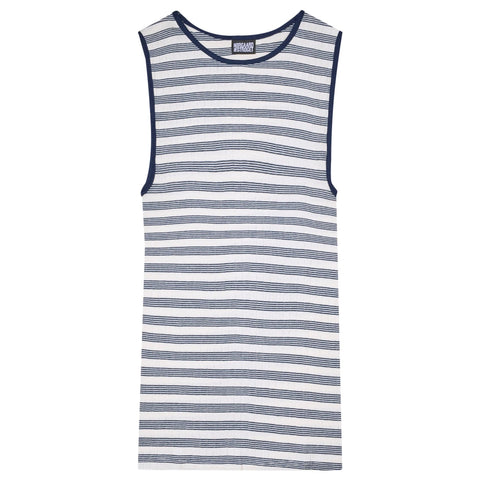 NPS Tank Top BW Stripe (Ecru/Marine)