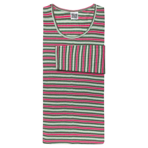 101 Tricolore Ecru/Chock/Green (Ekstra Længde)